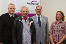 v.l. Schnuderl, Udier, Miklas, Ziegler / Sonntagsblatt, Velchev